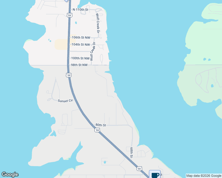 map of restaurants, bars, coffee shops, grocery stores, and more near 8823 Keller Road in Grove