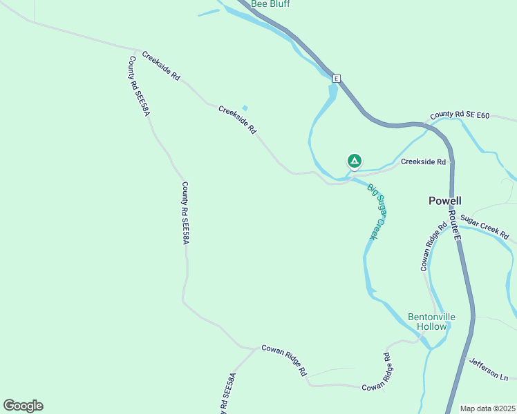 map of restaurants, bars, coffee shops, grocery stores, and more near 730 Creekside Road in Powell