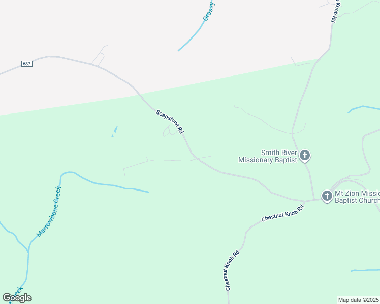 map of restaurants, bars, coffee shops, grocery stores, and more near Soapstone Road in Ridgeway