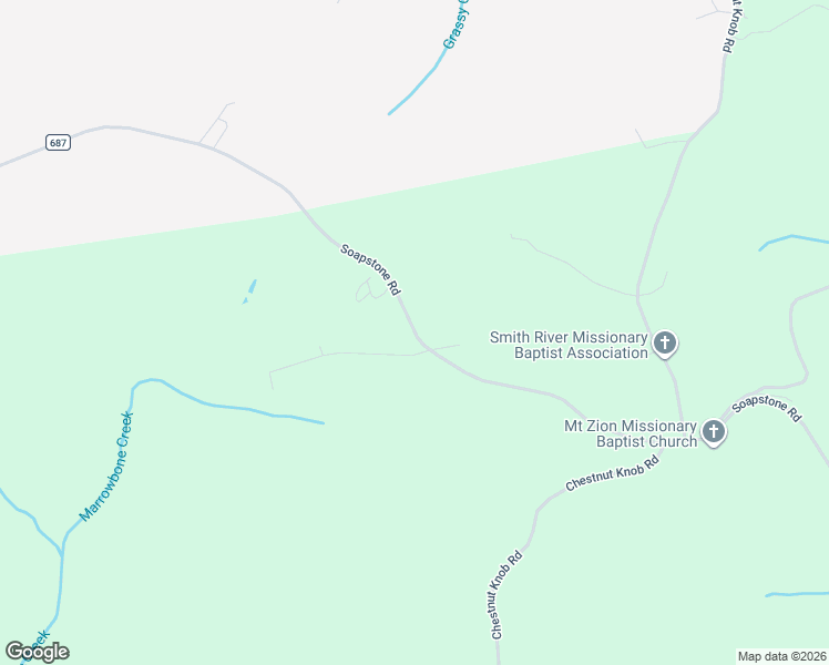 map of restaurants, bars, coffee shops, grocery stores, and more near 58 Knob Drive in Ridgeway