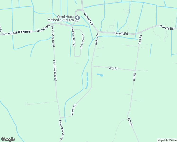 map of restaurants, bars, coffee shops, grocery stores, and more near 2808 Buskey Road in Chesapeake