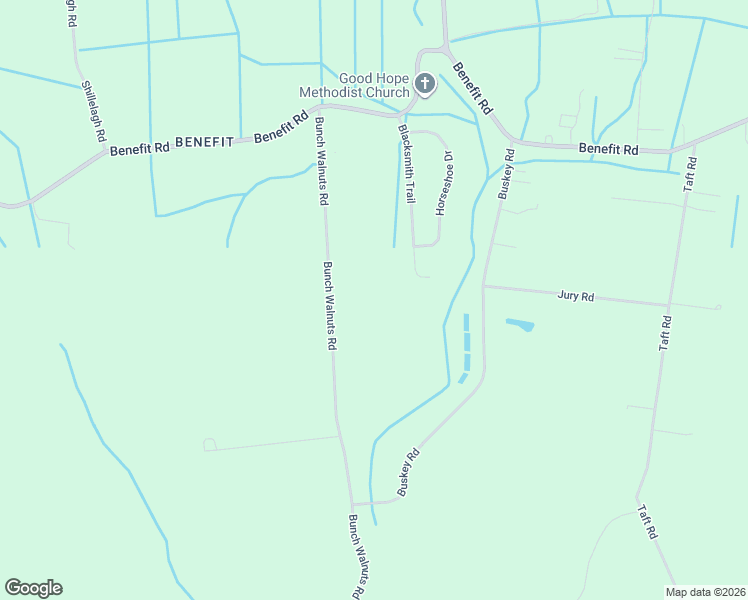 map of restaurants, bars, coffee shops, grocery stores, and more near 2821 Bunch Walnuts Road in Chesapeake