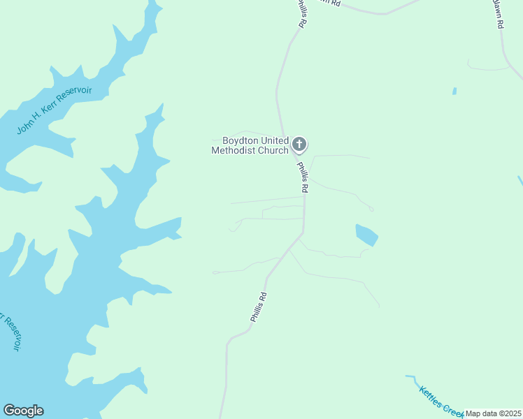 map of restaurants, bars, coffee shops, grocery stores, and more near 2-298 Lake Side Road in Boydton