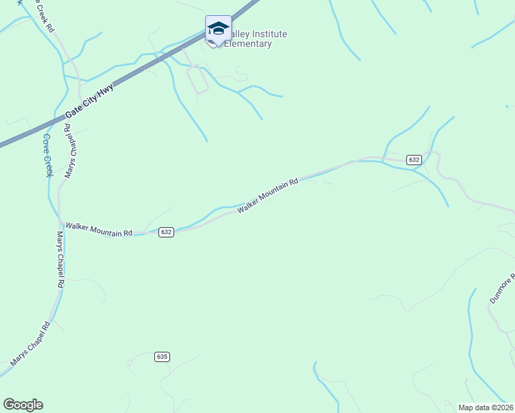 map of restaurants, bars, coffee shops, grocery stores, and more near 4772 Walker Mountain Road in Bristol