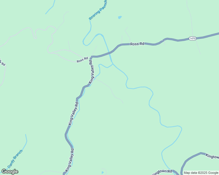 map of restaurants, bars, coffee shops, grocery stores, and more near Bonell King Road in Strunk