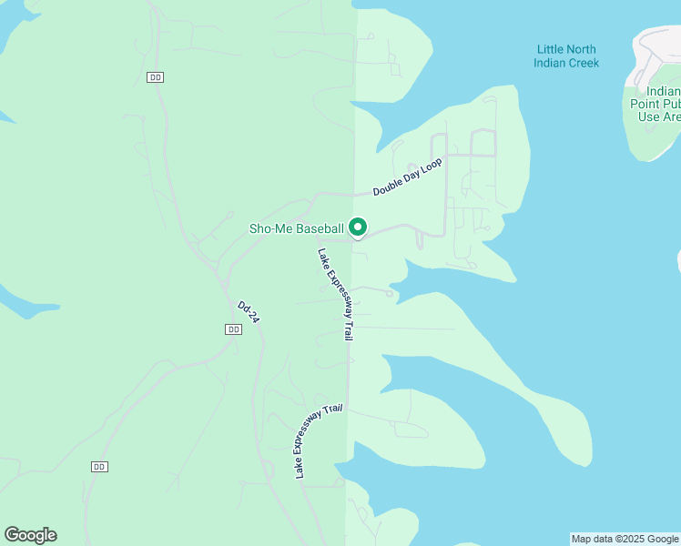 map of restaurants, bars, coffee shops, grocery stores, and more near 27 Lake Expressway Trail in Branson West