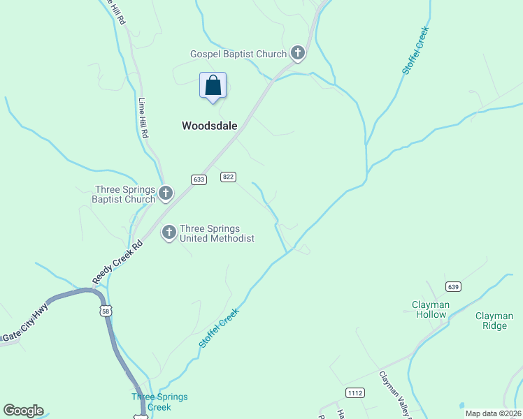 map of restaurants, bars, coffee shops, grocery stores, and more near 22158-22172 Ivanhoe Road in Bristol