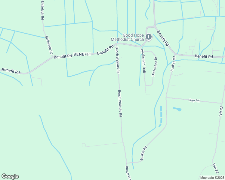 map of restaurants, bars, coffee shops, grocery stores, and more near 2836 Bunch Walnuts Road in Chesapeake