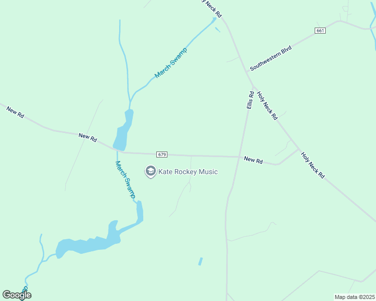 map of restaurants, bars, coffee shops, grocery stores, and more near 8548 New Road in Suffolk