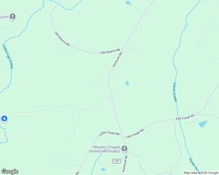 map of restaurants, bars, coffee shops, grocery stores, and more near 2661 Kentuck Road in Ringgold