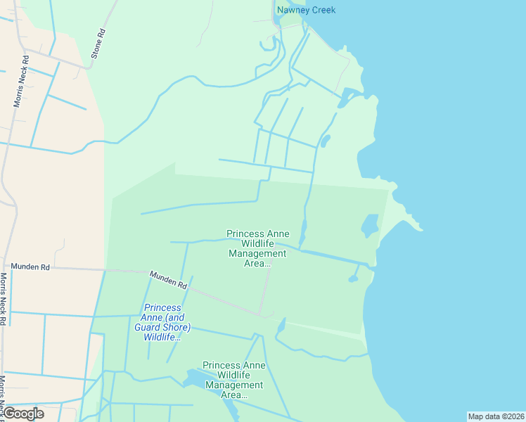 map of restaurants, bars, coffee shops, grocery stores, and more near 1301 Munden Road in Virginia Beach