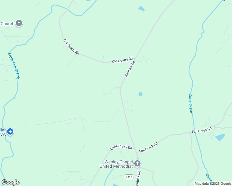 map of restaurants, bars, coffee shops, grocery stores, and more near 2661 Kentuck Road in Ringgold