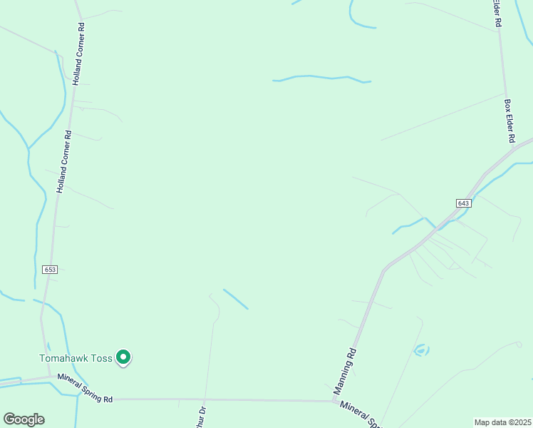 map of restaurants, bars, coffee shops, grocery stores, and more near 4851 Manning Road in Suffolk