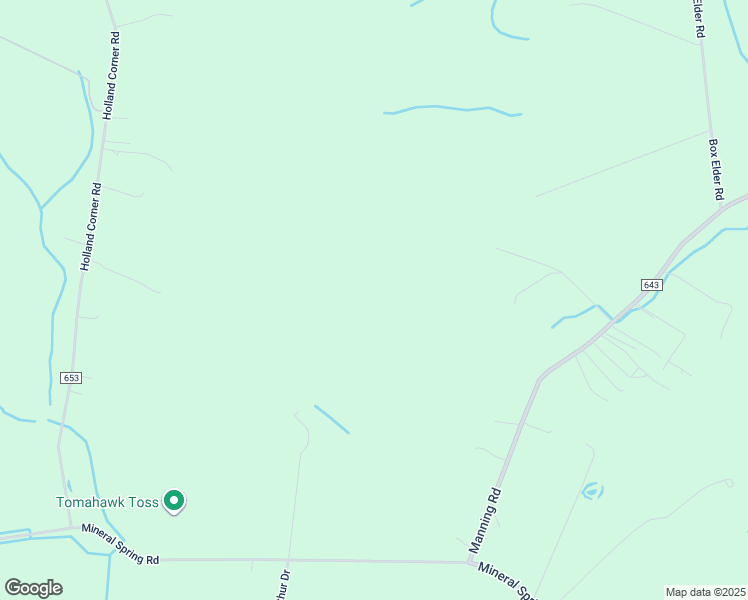 map of restaurants, bars, coffee shops, grocery stores, and more near 4851 Manning Road in Suffolk