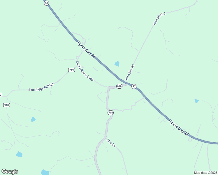 map of restaurants, bars, coffee shops, grocery stores, and more near 347 Cockerhams Loop in Galax