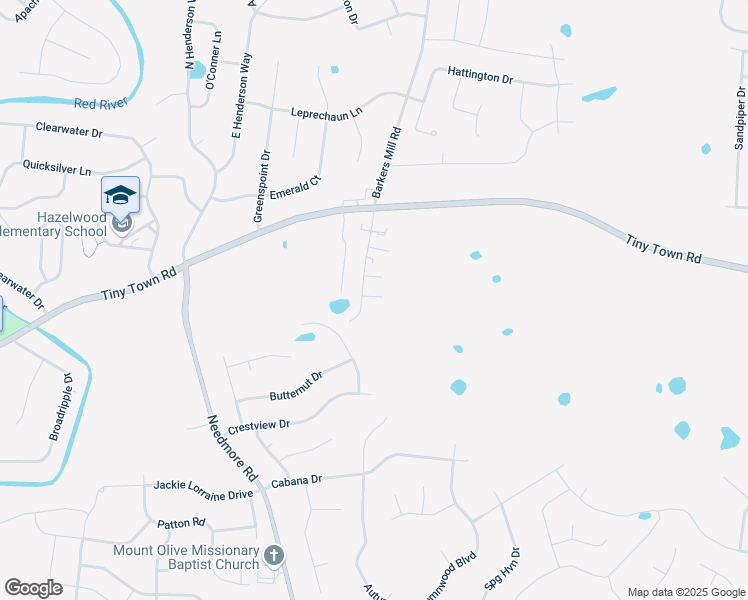 map of restaurants, bars, coffee shops, grocery stores, and more near 2450 Caroline Drive in Clarksville