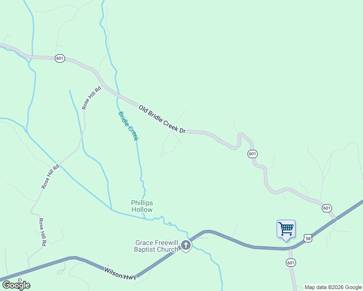 map of restaurants, bars, coffee shops, grocery stores, and more near 1141 Old Bridle Creek Drive in Independence