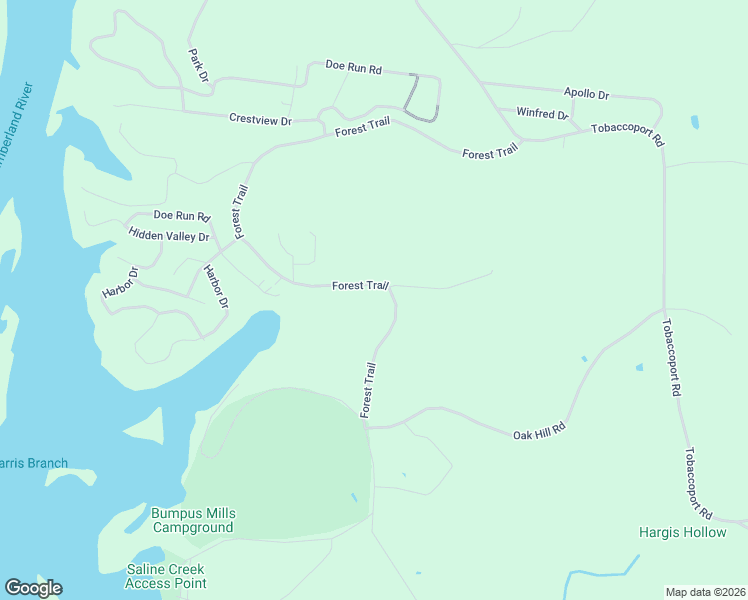 map of restaurants, bars, coffee shops, grocery stores, and more near 541 Forest Trail in Bumpus Mills