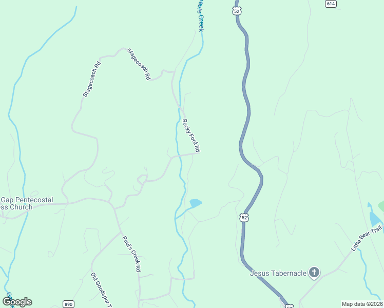 map of restaurants, bars, coffee shops, grocery stores, and more near 592 Rocky Ford Road in Cana