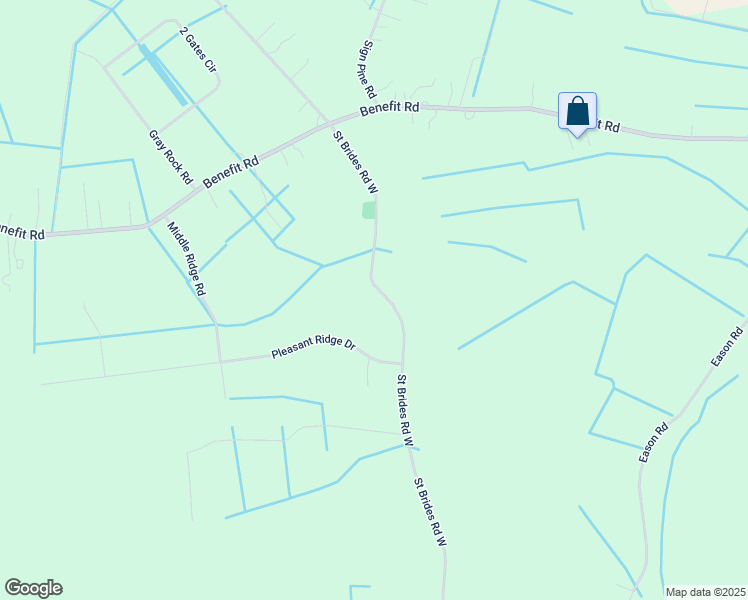 map of restaurants, bars, coffee shops, grocery stores, and more near 1328 Saint Brides Road West in Chesapeake