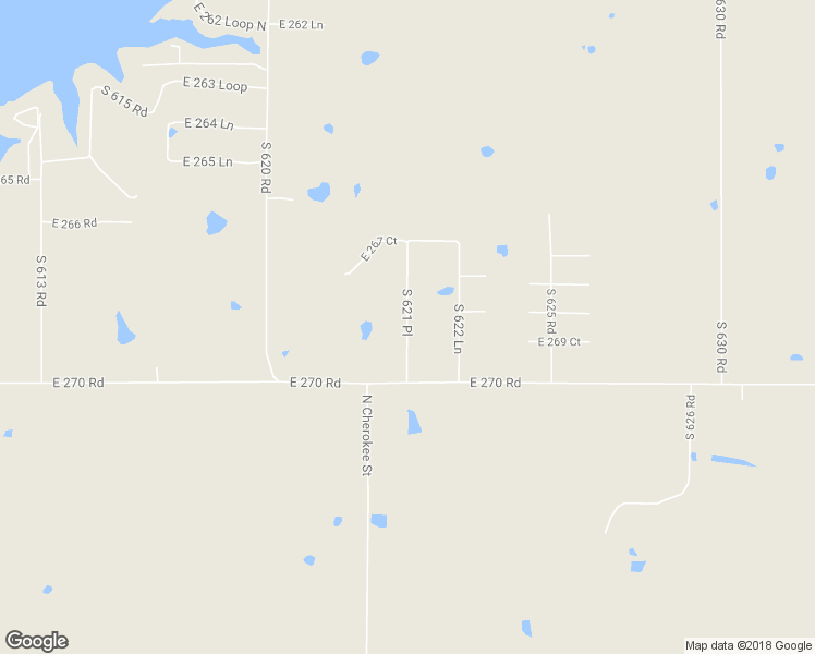 map of restaurants, bars, coffee shops, grocery stores, and more near South 621 Place in Grove