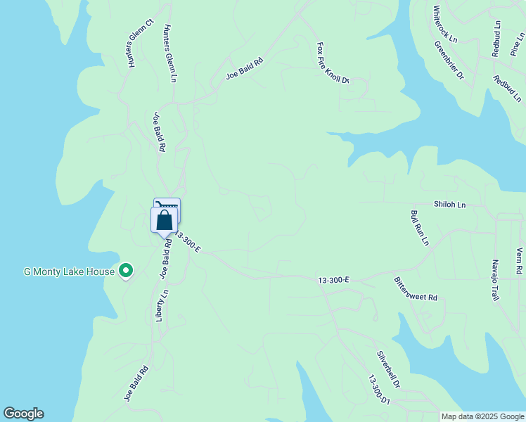 map of restaurants, bars, coffee shops, grocery stores, and more near 402-482 Plateau Ln in Kimberling City
