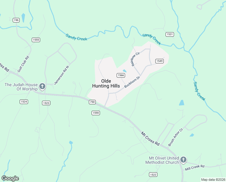 map of restaurants, bars, coffee shops, grocery stores, and more near 1546 Olde Hunting Trail in Danville