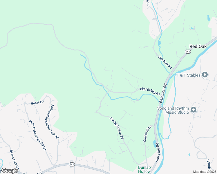 map of restaurants, bars, coffee shops, grocery stores, and more near 494 Stevens Branch Road in Middlesboro