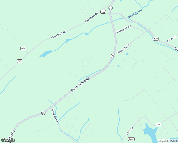 map of restaurants, bars, coffee shops, grocery stores, and more near 22490-22548 Green Spring Road in Abingdon