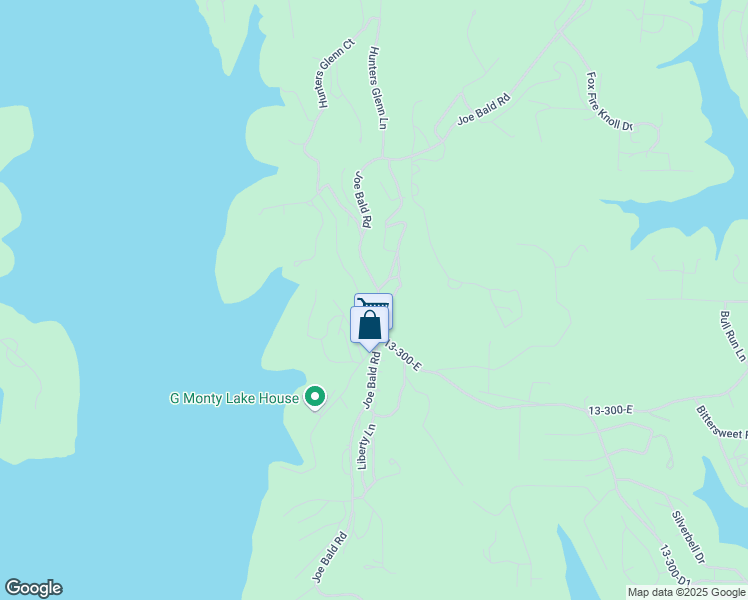 map of restaurants, bars, coffee shops, grocery stores, and more near 3907 Joe Bald Road in Kimberling City