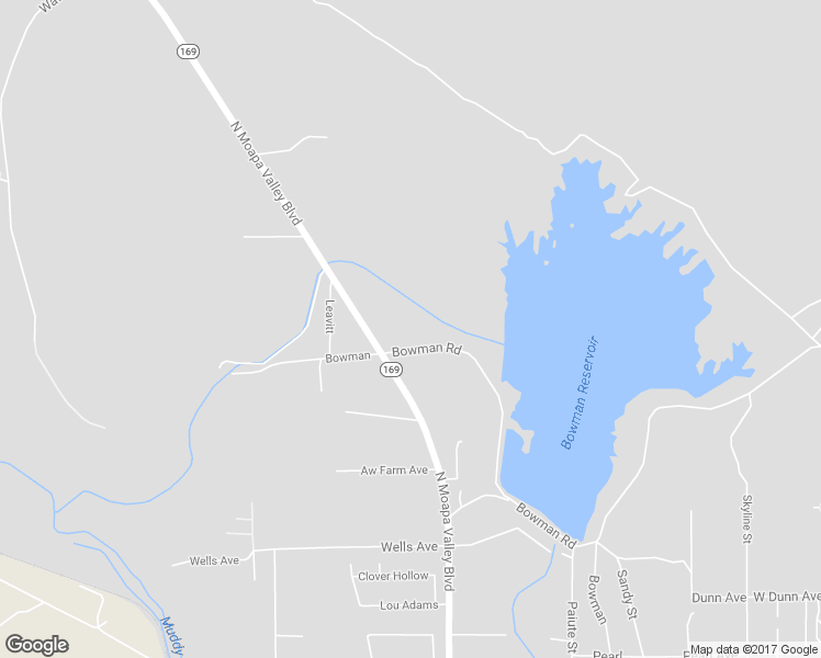 map of restaurants, bars, coffee shops, grocery stores, and more near 1950 Bowman Road in Moapa Valley