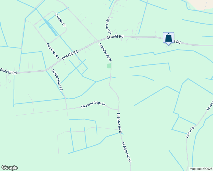 map of restaurants, bars, coffee shops, grocery stores, and more near 1328 Saint Brides Road West in Chesapeake