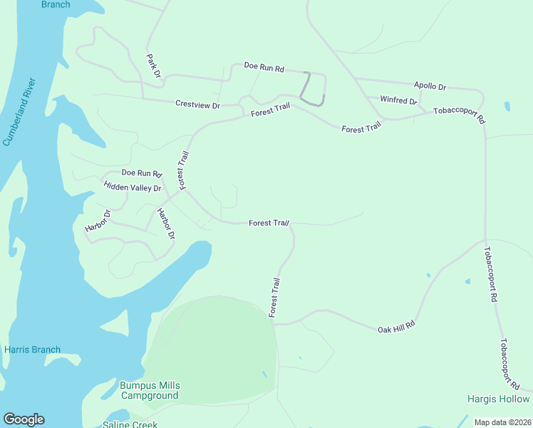 map of restaurants, bars, coffee shops, grocery stores, and more near 541 Forest Trail in Bumpus Mills