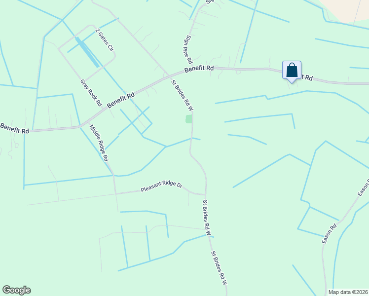 map of restaurants, bars, coffee shops, grocery stores, and more near 1344 Saint Brides Road West in Chesapeake