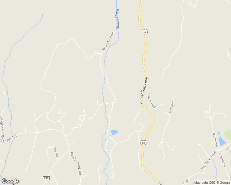 map of restaurants, bars, coffee shops, grocery stores, and more near 592 Rocky Ford Road in Cana