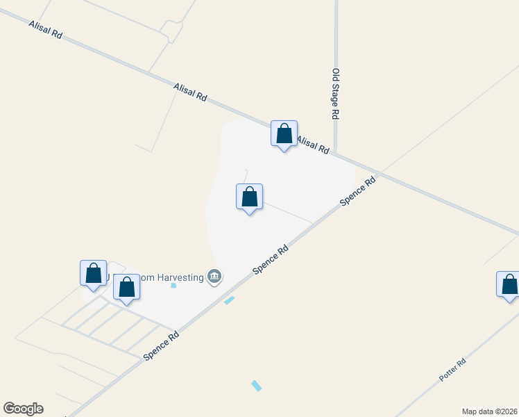 map of restaurants, bars, coffee shops, grocery stores, and more near 20180 Spence Road in Salinas
