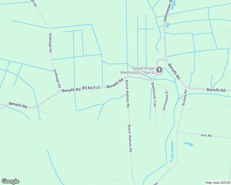 map of restaurants, bars, coffee shops, grocery stores, and more near 1725 Benefit Road in Chesapeake