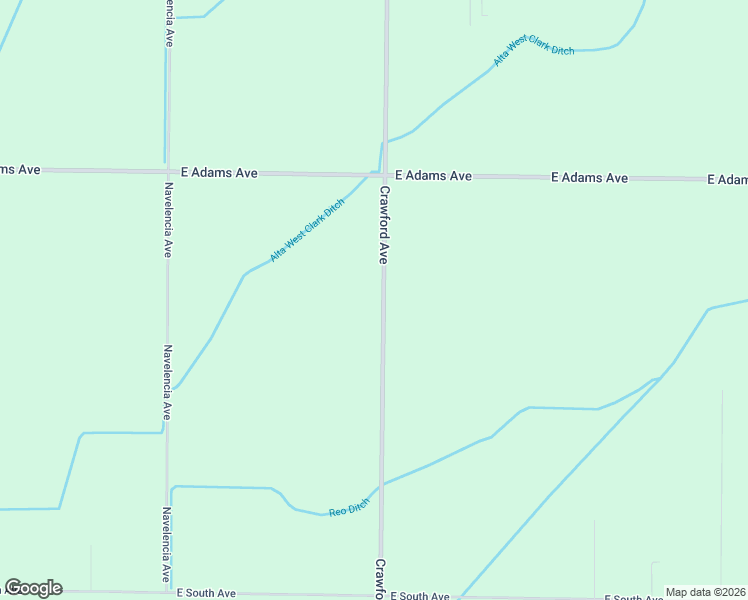 map of restaurants, bars, coffee shops, grocery stores, and more near 7245 Crawford Avenue in Reedley