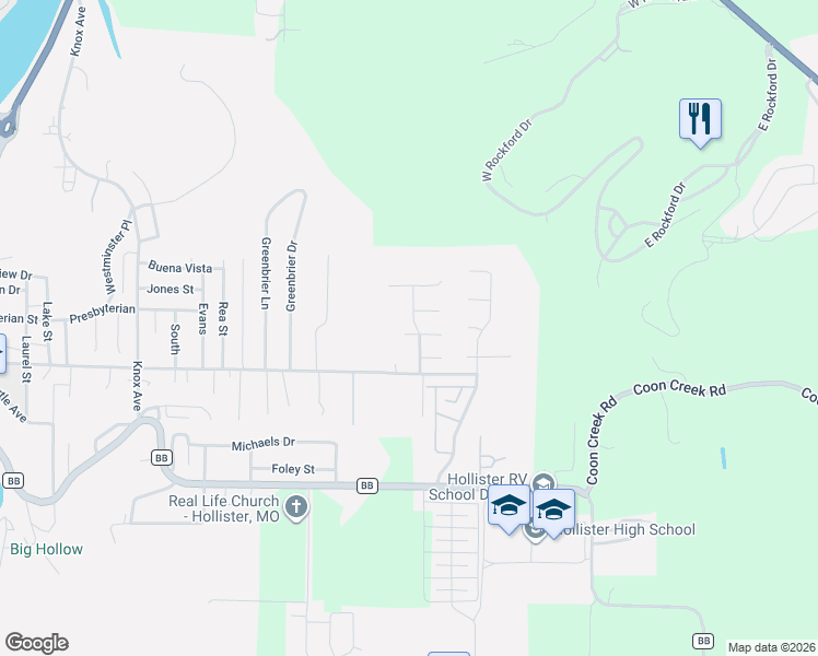 map of restaurants, bars, coffee shops, grocery stores, and more near 185 Blue Spruce Drive in Hollister