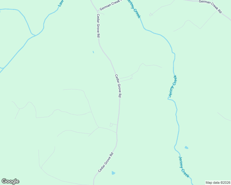 map of restaurants, bars, coffee shops, grocery stores, and more near 2152 Cedar Grove Road in Alton