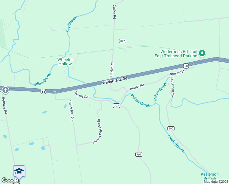 map of restaurants, bars, coffee shops, grocery stores, and more near 9346 U.S. 58 in Ewing