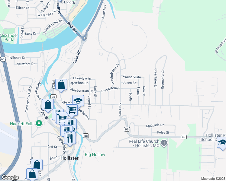 map of restaurants, bars, coffee shops, grocery stores, and more near in Hollister
