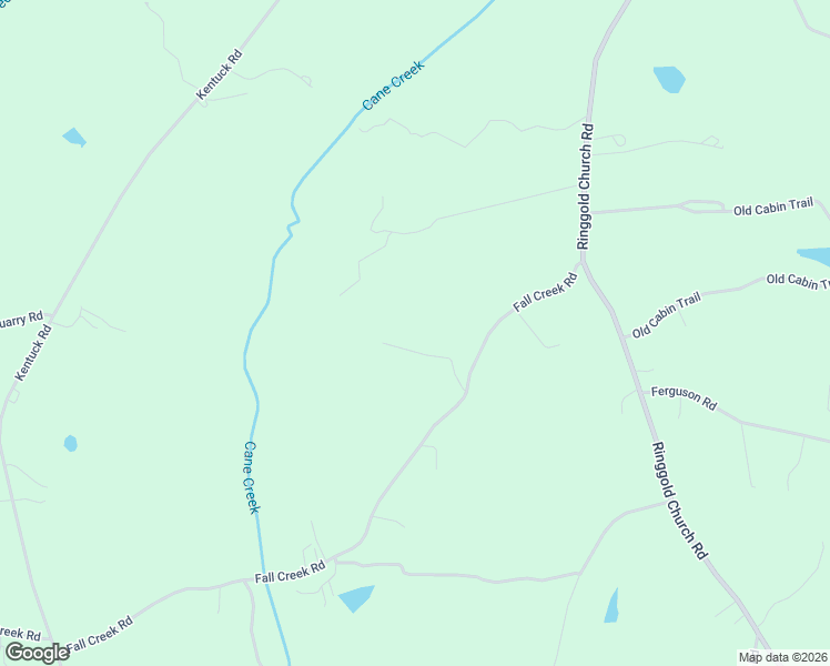 map of restaurants, bars, coffee shops, grocery stores, and more near 168 Pear Tree Place in Ringgold