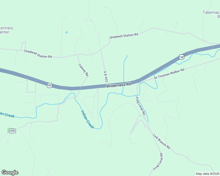 map of restaurants, bars, coffee shops, grocery stores, and more near Daniel Boone Trail in Ewing