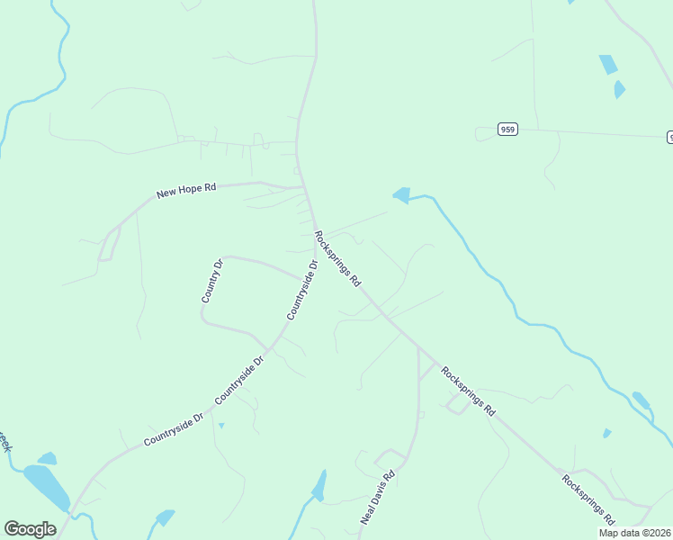 map of restaurants, bars, coffee shops, grocery stores, and more near 3257 Rocksprings Road in Ringgold