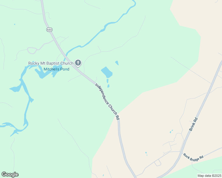 map of restaurants, bars, coffee shops, grocery stores, and more near Independence Church Road in Greensville County