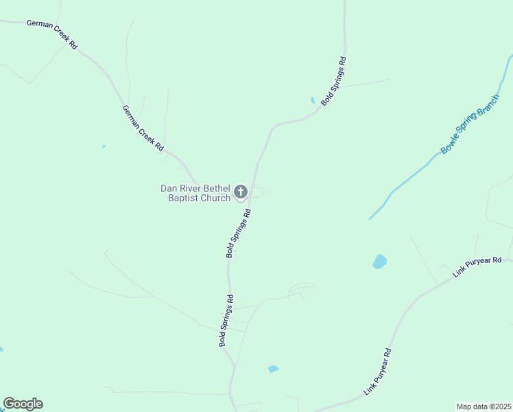 map of restaurants, bars, coffee shops, grocery stores, and more near 4173 Bold Springs Road in South Boston