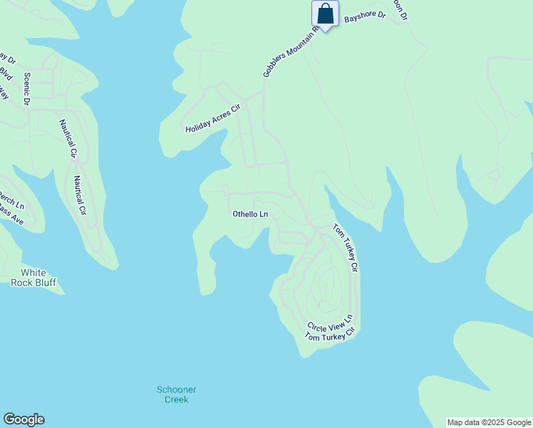 map of restaurants, bars, coffee shops, grocery stores, and more near 1130 Othello Lane in Reeds Spring
