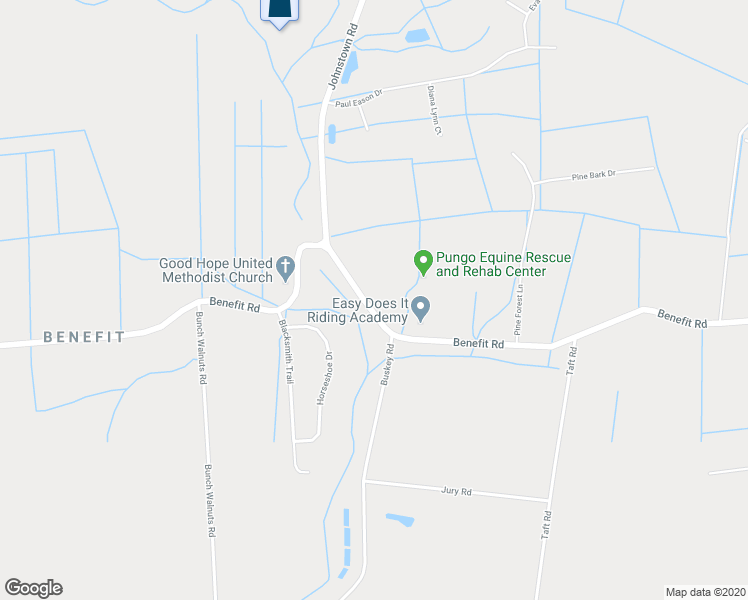 map of restaurants, bars, coffee shops, grocery stores, and more near 1516 Benefit Road in Chesapeake