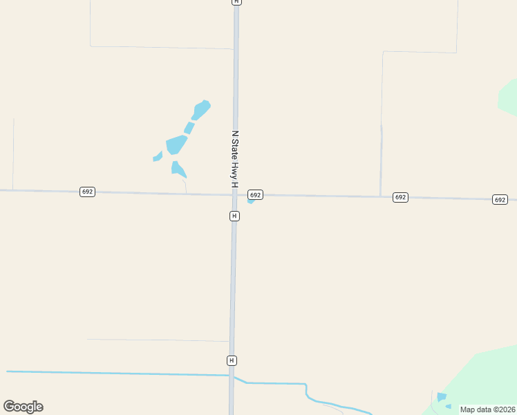 map of restaurants, bars, coffee shops, grocery stores, and more near 17086 County Road 692 in Bernie